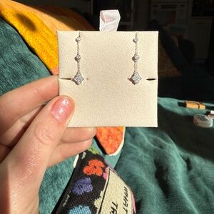 Elegant Silver Drop Earrings